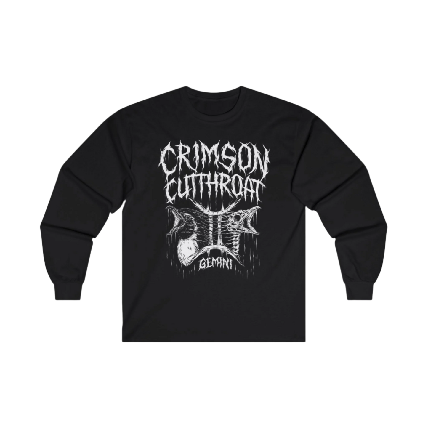 "Split Head" (Gemini) Unisex Long Sleeve Tee