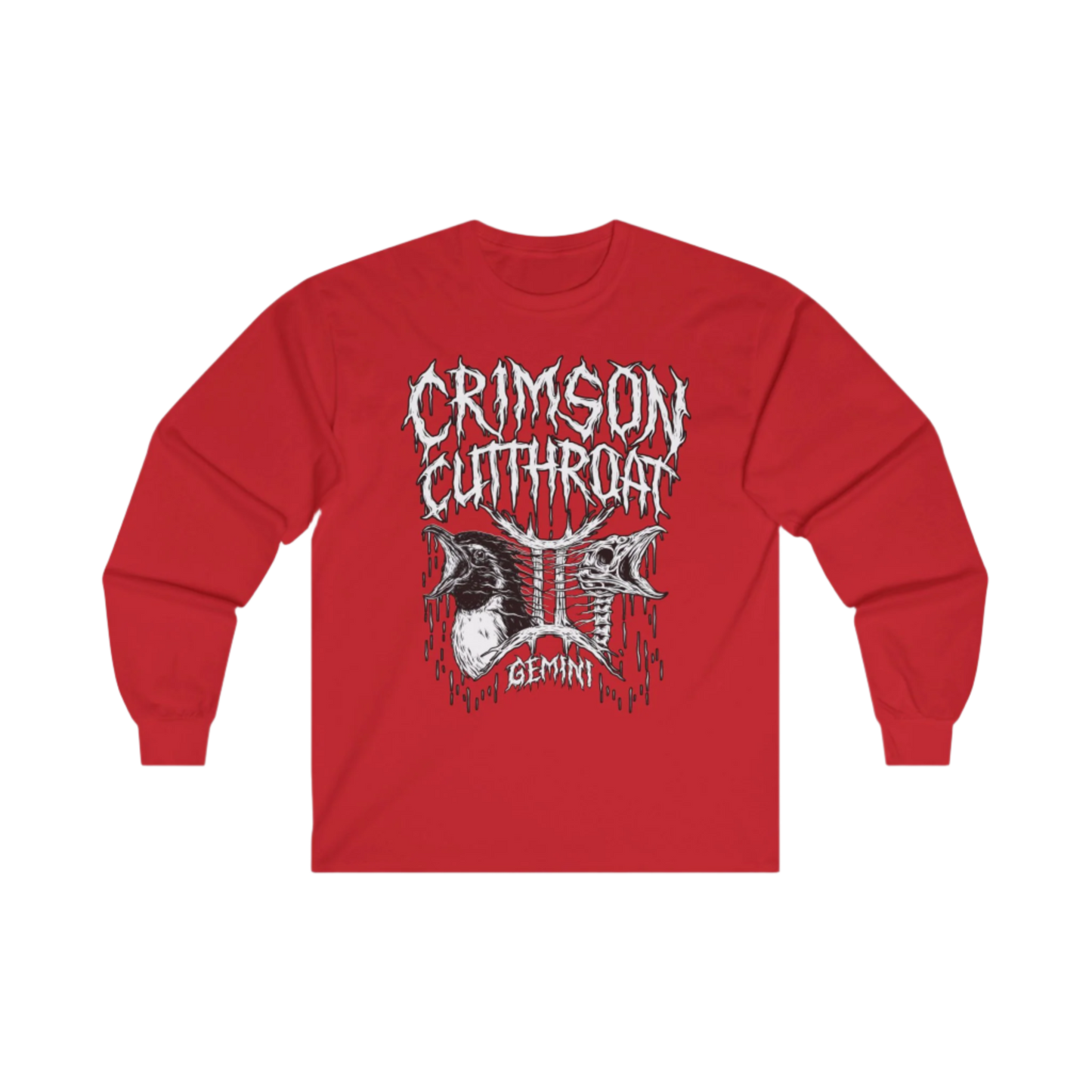 "Split Head" (Gemini) Unisex Long Sleeve Tee
