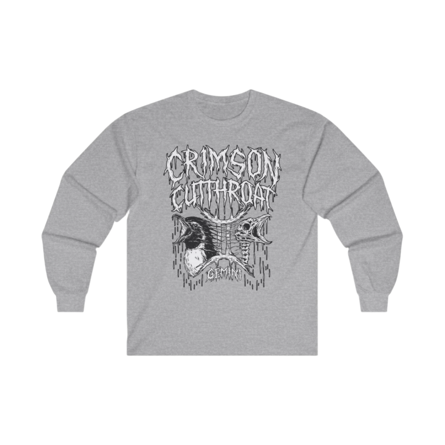 "Split Head" (Gemini) Unisex Long Sleeve Tee