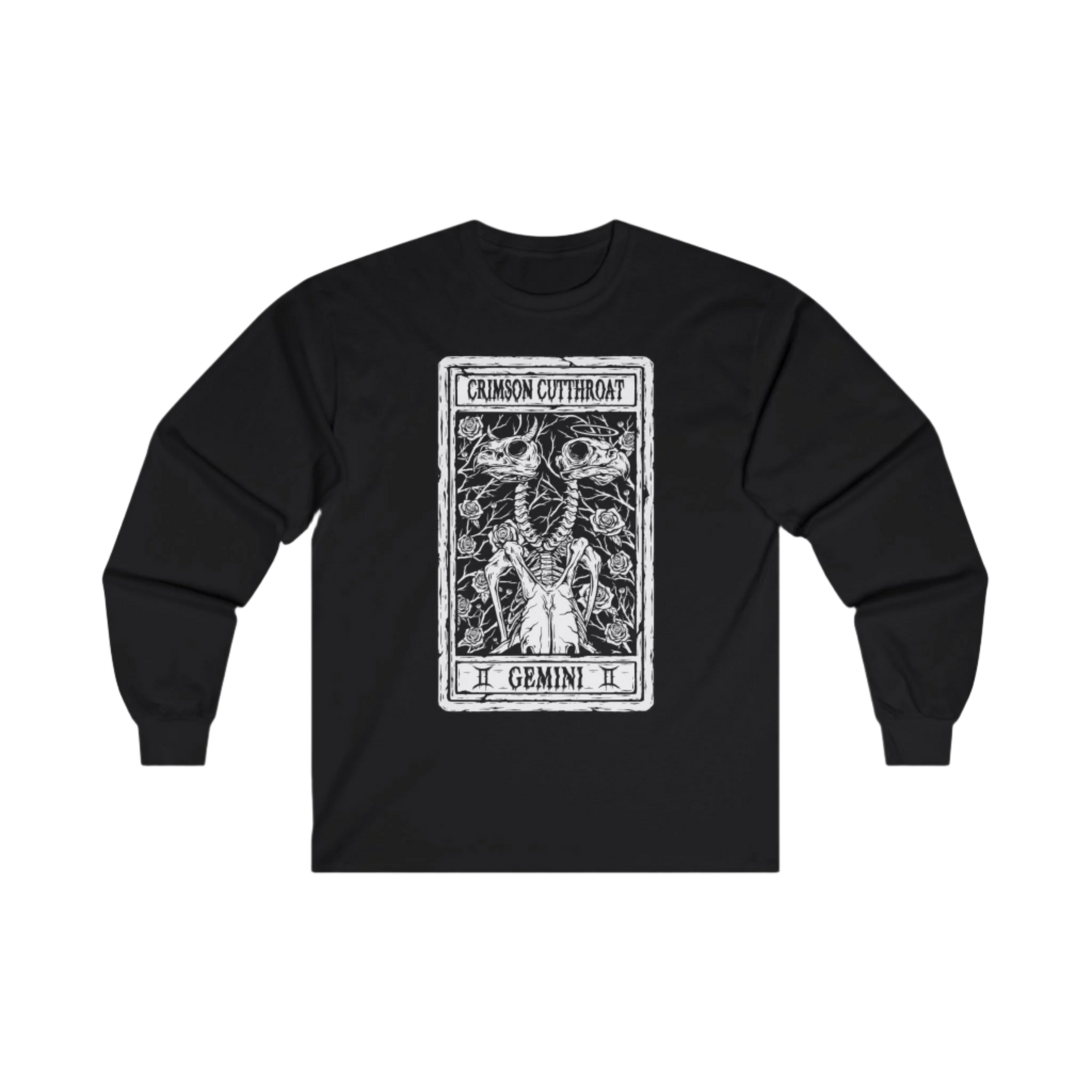 "Two Head Tarot" (Gemini) Unisex Long Sleeve Tee