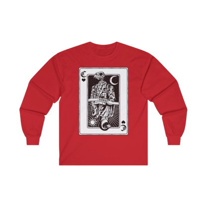 "Life & Death Card" (Gemini) Unisex Long Sleeve Tee