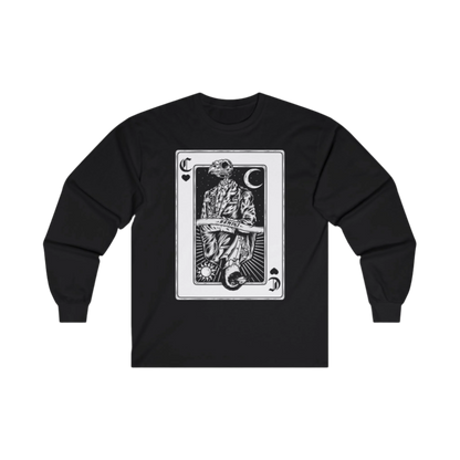 "Life & Death Card" (Gemini) Unisex Long Sleeve Tee
