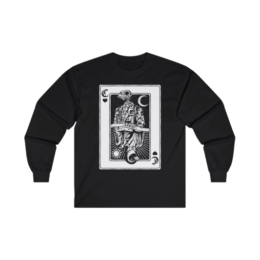 "Life & Death Card" (Gemini) Unisex Long Sleeve Tee