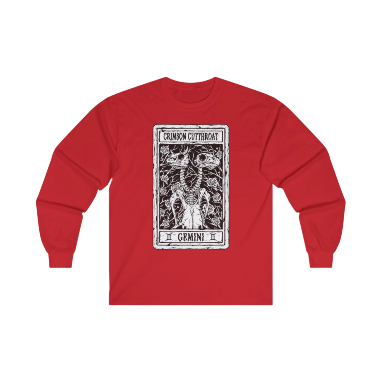 "Two Head Tarot" (Gemini) Unisex Long Sleeve Tee