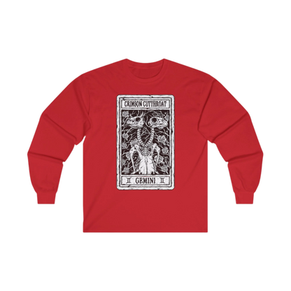 "Two Head Tarot" (Gemini) Unisex Long Sleeve Tee