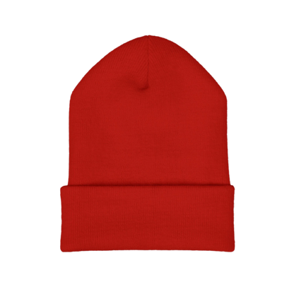 "Crimson Cutthroat" Unisex Embroidered Cuffed Beanie