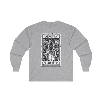 "Two Head Tarot" (Gemini) Unisex Long Sleeve Tee