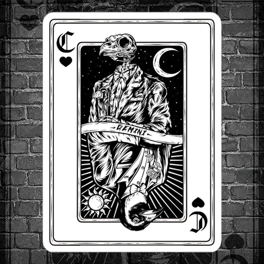 Life & Death Card (Gemini) - Sticker