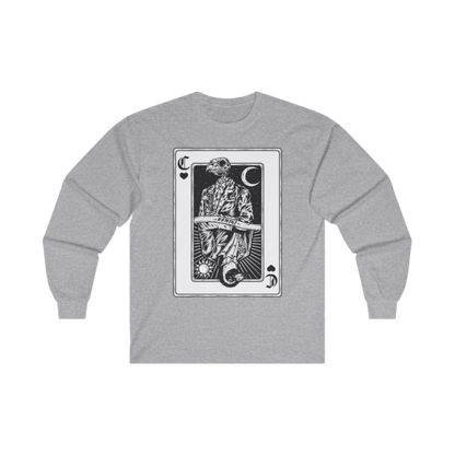 "Life & Death Card" (Gemini) Unisex Long Sleeve Tee